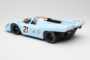 Porsche 917K Gulf #21 P. Rodriguez / L. Kinnunen J.W. Automotive Engineering 24 Hours of Le Mans 1970 Minichamps 1:12 1237066 — afbeelding 5 van 6