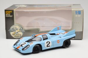Porsche 917K #2 Gulf P. Rodriguez / J. Oliver 1000km Monza Winner 1971 Eagles Race 1:18 903008 Metaal — afbeelding 6 van 6