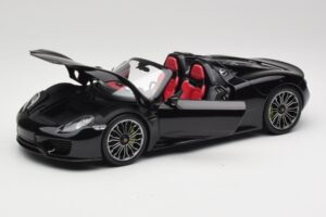 Porsche 918 Spyder Basalt Zwart Metallic Minichamps 1:18 110062431 Metaal — afbeelding 2 van 8