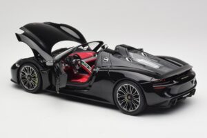 Porsche 918 Spyder Basalt Zwart Metallic Minichamps 1:18 110062431 Metaal — afbeelding 5 van 8