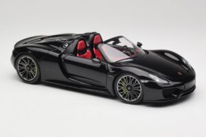 Porsche 918 Spyder Basalt Zwart Metallic Minichamps 1:18 110062431 Metaal — afbeelding 6 van 8