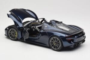 Porsche 918 Spyder Blauw Metallic Minichamps 1:18 113062434 Metaal — afbeelding 5 van 8