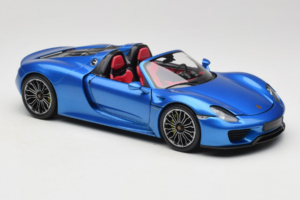 Porsche 918 Spyder Blue Metallic Minichamps 1:18 110062432 Metaal — afbeelding 6 van 8