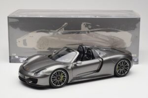 Porsche 918 Spyder Liquid Metal Zilver Minichamps 1:18 110062430 Metaal — afbeelding 8 van 8