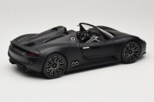 Porsche 918 Spyder Matte Black Minichamps 1:18 110060031 Metaal — afbeelding 3 van 8