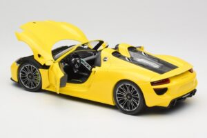 Porsche 918 Spyder Geel Minichamps 1:18 110062434 Metaal — afbeelding 5 van 8