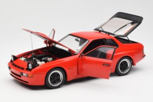 Porsche 924 Carrera GT Guards Rood AUTOart 1:18 78003 Metaal — afbeelding 2 van 8