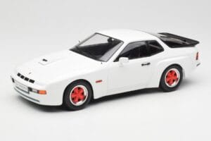 Porsche 924 Carrera GT Wit & Rode Velgen MCG 1:18 MCG18303 Metaal