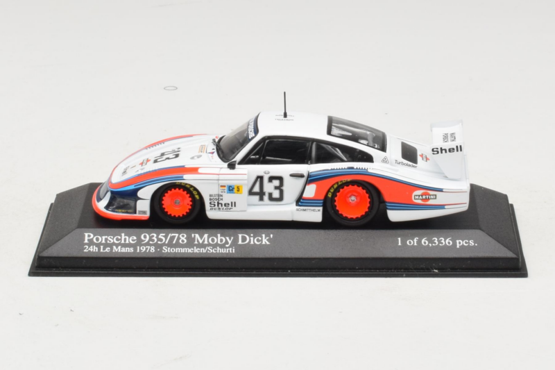 Porsche 935/78 Moby Dick #43 R. Stommelen / M. Schurti 24 Hours of Le Mans 1978 Minichamps 1:43 430786743 Metaal
