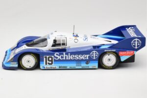 Porsche 956K Group C #19 Brun Motorsport Schiesser S. Bellof / T. Boutsen 1000km Hockenheim 1985 Minichamps 1:18 155856619 Me — afbeelding 3 van 6