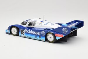 Porsche 956K Group C #19 Brun Motorsport Schiesser S. Bellof / T. Boutsen 1000km Hockenheim 1985 Minichamps 1:18 155856619 Me — afbeelding 5 van 6