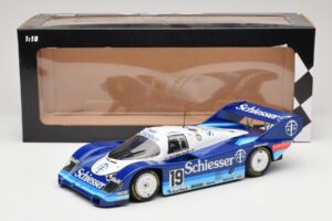 Porsche 956K Group C #19 Brun Motorsport Schiesser S. Bellof / T. Boutsen 1000km Hockenheim 1985 Minichamps 1:18 155856619 Me — afbeelding 6 van 6
