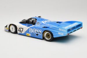 Porsche 956L #47 Hugo Boss V. Merl / H. Grohs / A. Plankenhorn 24 Hours of Le Mans 1984 Minichamps 1:18 183846947 Metaal — afbeelding 7 van 8