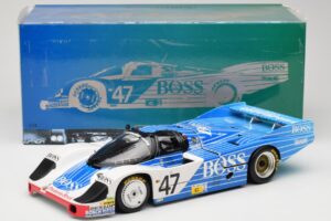 Porsche 956L #47 Hugo Boss V. Merl / H. Grohs / A. Plankenhorn 24 Hours of Le Mans 1984 Minichamps 1:18 183846947 Metaal — afbeelding 8 van 8