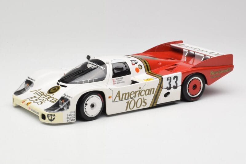 Porsche 956L #33 D. Hobbs / G. Gartner / J. Edwards 24 Hours of Le Mans 1985 Minichamps 1:18 183856933 Metaal