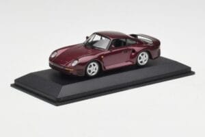 Porsche 959 Dark Red Metallic Minichamps 1:43 400062525 Metaal — afbeelding 2 van 4