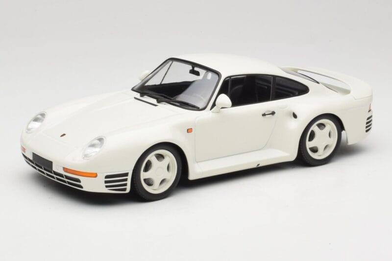 Porsche 959 Grand Prix White Minichamps 1:18 155066202 Metaal