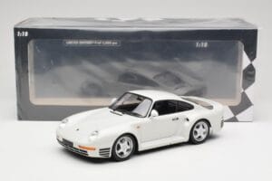 Porsche 959 White Metallic Minichamps 1:18 155066206 Metaal — afbeelding 6 van 6