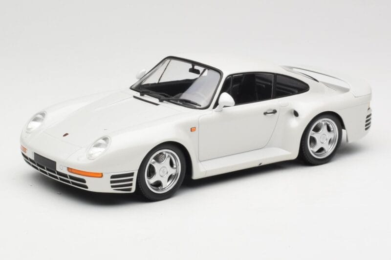 Porsche 959 White Metallic Minichamps 1:18 155066206 Metaal