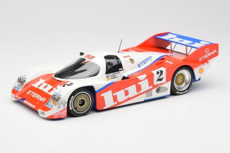 Porsche 962 #2 Brun Motorsport J. Mass / O. Larrauri 1000km Nürburgring 1987 Minichamps 1:18 155876502 Metaal