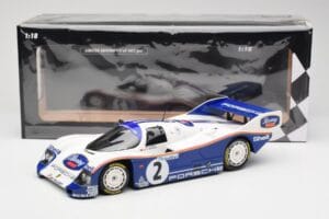 Porsche 962 #2 H-J. Stuck / D. Bell Team Porsche AG Winners 1000km Hockenheim 1985 Minichamps 1:18 155856502 Metaal — afbeelding 6 van 6