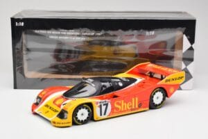 Porsche 962C #17 H-J. Stuck / D. Bell 3rd Place 200 Miles of Nürnberg Supercup 1987 Minichamps 1:18 155876517 Metaal — afbeelding 6 van 6