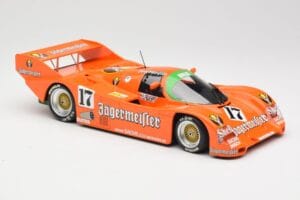 Porsche 962C #17 Jägermeister T. Boutsen / F. Jelinski 1000km Spa 1986 Minichamps 1:18 155866517 Metaal — afbeelding 4 van 6
