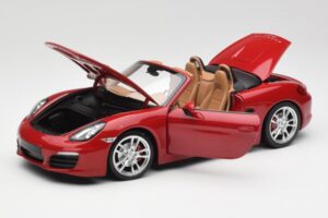 Porsche Boxster 981 S Guards Rood Minichamps 1:18 110062031 Metaal — afbeelding 2 van 8
