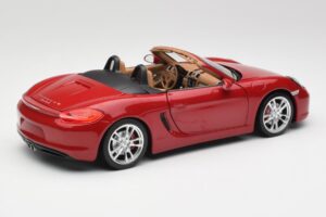 Porsche Boxster 981 S Guards Rood Minichamps 1:18 110062031 Metaal — afbeelding 3 van 8