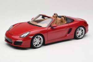 Porsche Boxster 981 S Guards Rood Minichamps 1:18 110062031 Metaal