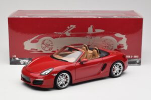 Porsche Boxster 981 S Guards Rood Minichamps 1:18 110062031 Metaal — afbeelding 8 van 8