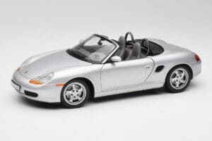 Porsche Boxster 986 Cabriolet Arctic Zilver Metallic UT Models 1:18 27852 Metaal