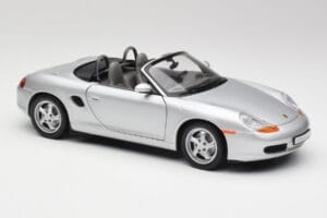 Porsche Boxster 986 Cabriolet Arctic Zilver Metallic UT Models 1:18 27852 Metaal — afbeelding 6 van 8