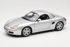Porsche Boxster 986 Hard Top Zilver UT Models 1:18 27854 Metaal
