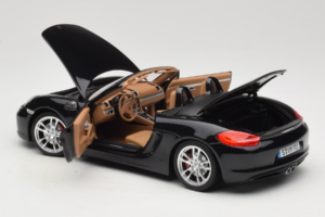 Porsche Boxster S 981 Basalt Black Minichamps 1:18 WAP0210160C Metaal — afbeelding 5 van 8