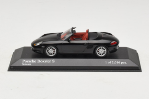 Porsche Boxster 986 S Zwart Minichamps 1:43 400062070 Metaal