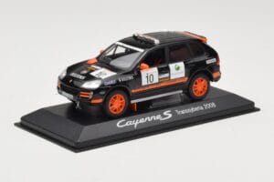 Porsche Cayenne 955 S Transsyberia #10 Zwart Oranje 2008 Minichamps 1:43 WAP02001819 Metaal — afbeelding 2 van 4