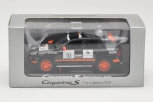 Porsche Cayenne 955 S Transsyberia #10 Zwart Oranje 2008 Minichamps 1:43 WAP02001819 Metaal — afbeelding 4 van 4