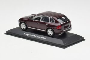Porsche Cayenne 955 Turbo Donkerrood Minichamps 1:43 WAPC2000113 Metaal — afbeelding 3 van 4