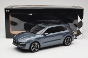 Porsche Cayenne 958 Turbo S Blue Metallic Minichamps 1:18 155066071 Metaal — afbeelding 6 van 6