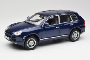 Porsche Cayenne S 9PA Dark Sea Blauw Metallic Maisto 1:18 31635 Metaal