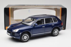 Porsche Cayenne S 9PA Dark Sea Blauw Metallic Maisto 1:18 31635 Metaal — afbeelding 8 van 8