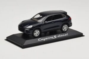Porsche Cayenne 958 S Diesel Blue Metallic Minichamps 1:43 WAP0200080E Metaal — afbeelding 2 van 4