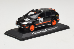 Porsche Cayenne S #12 Transsyberia 2007 Zwart Oranje Minichamps 1:43 WAP02000918 Metaal — afbeelding 2 van 5