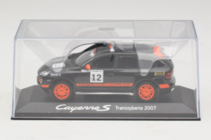 Porsche Cayenne S #12 Transsyberia 2007 Zwart Oranje Minichamps 1:43 WAP02000918 Metaal — afbeelding 4 van 5