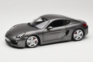 Porsche Cayman 981 S Grijs Minichamps 1:18 WAP0210070D Metaal