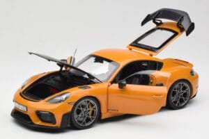 Porsche Cayman GT4 RS 982 Weissach Package Bahama Yellow Norev 1:18 187252 Metaal — afbeelding 2 van 8