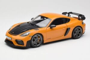 Porsche Cayman GT4 RS 982 Weissach Package Bahama Yellow Norev 1:18 187252 Metaal