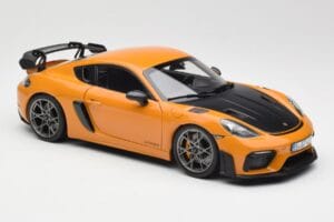 Porsche Cayman GT4 RS 982 Weissach Package Bahama Yellow Norev 1:18 187252 Metaal — afbeelding 6 van 8