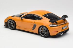 Porsche Cayman GT4 RS 982 Weissach Package Bahama Yellow Norev 1:18 187252 Metaal — afbeelding 7 van 8